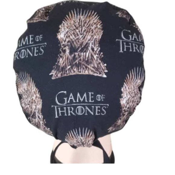 Game of Thrones-Iron Throne: Scrub, Surgical, Medical Cap; pixie style - Picture 3 of 3